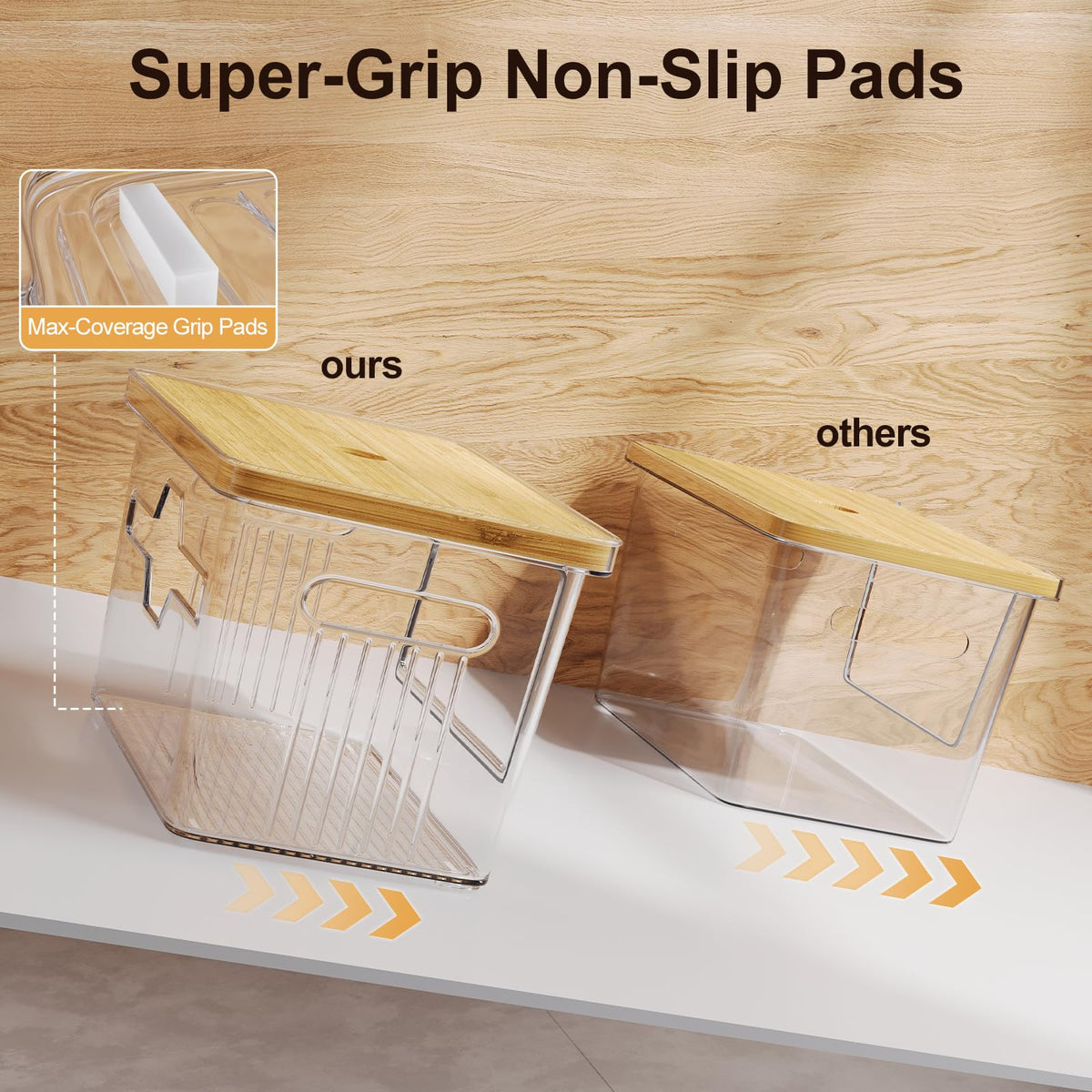 WBKATN silicone feet prevent sliding on countertops