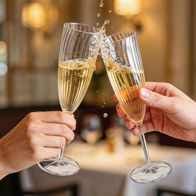 WDF portable champagne flutes for picnics, pool parties, outdoor events