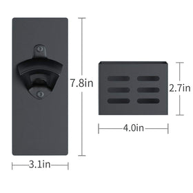 Weallbuy stainless steel bottle opener showing durable body for kitchen use.