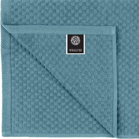 Wealuxe dobby weave 100 percent cotton close-up showing premium texture and durability.