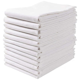 Wealuxe flour sack towels on display rack for kitchen drying