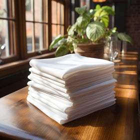 Wealuxe flour sack towels endure hundreds of washes with plush feel
