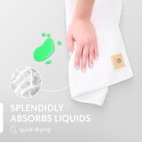 Wealuxe machine washable kitchen towels ideal for daily cleaning