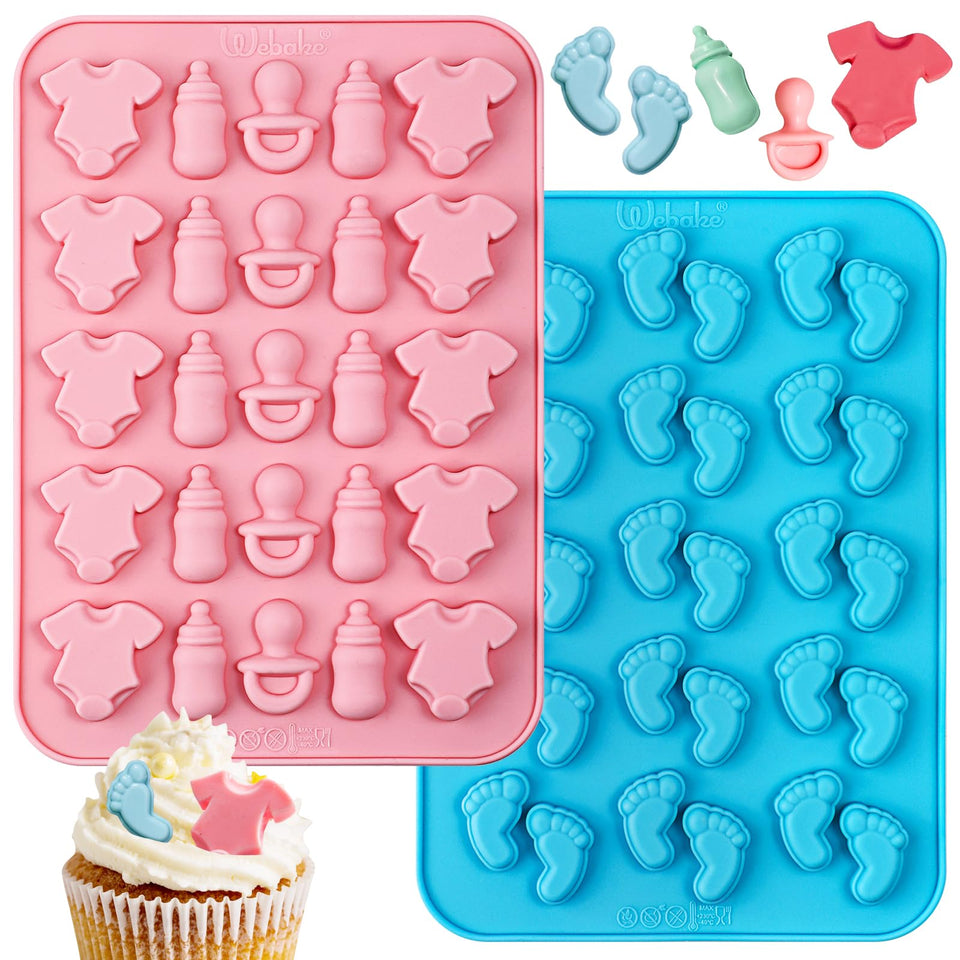 Webake baby feet mold for cute chocolate designs and candy