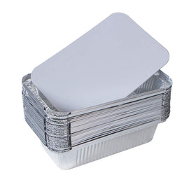Webake large foil pan 9x5 with lid for oven-to-table meals