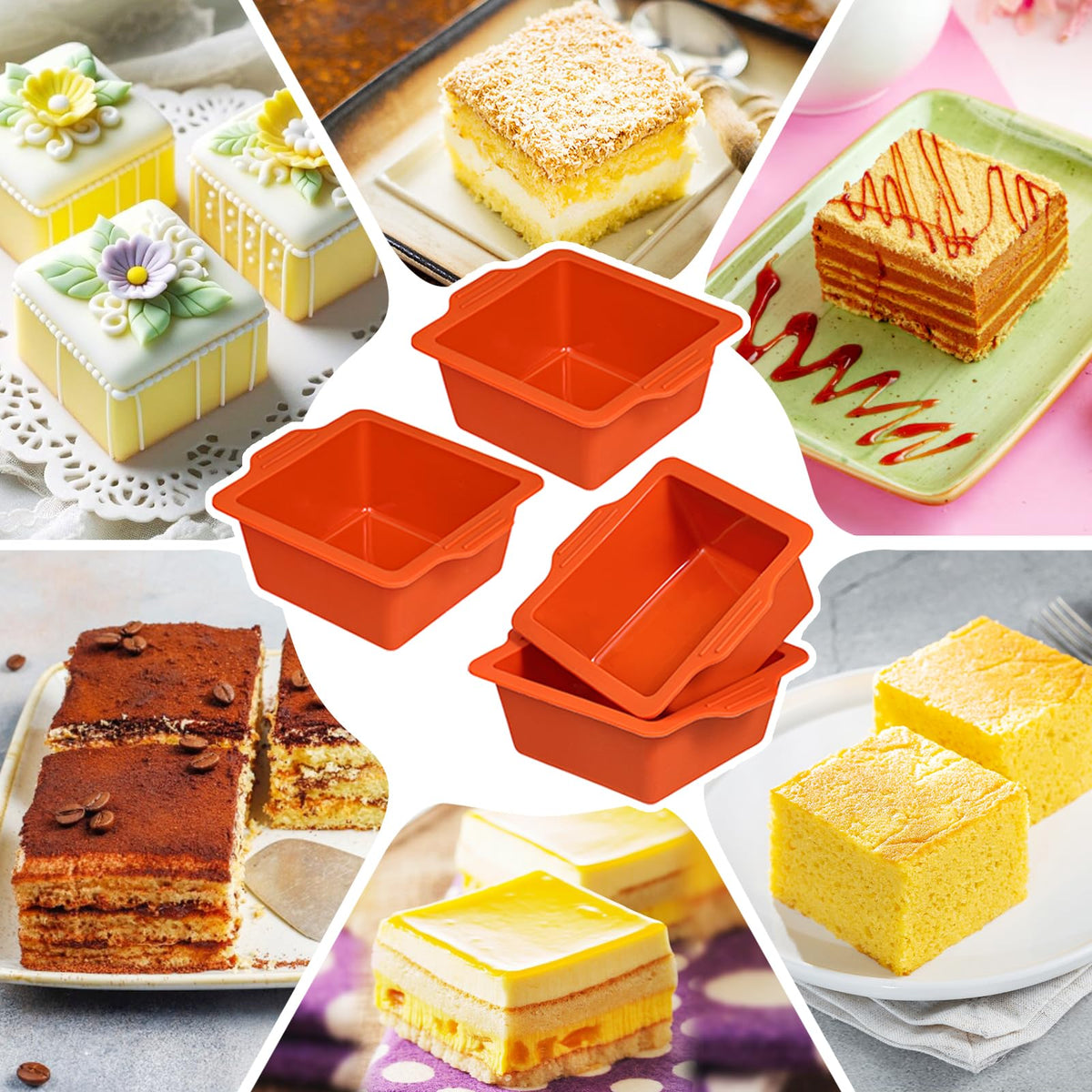 Webake silicone molds support resin, soap, and craft casting with smooth surfaces.