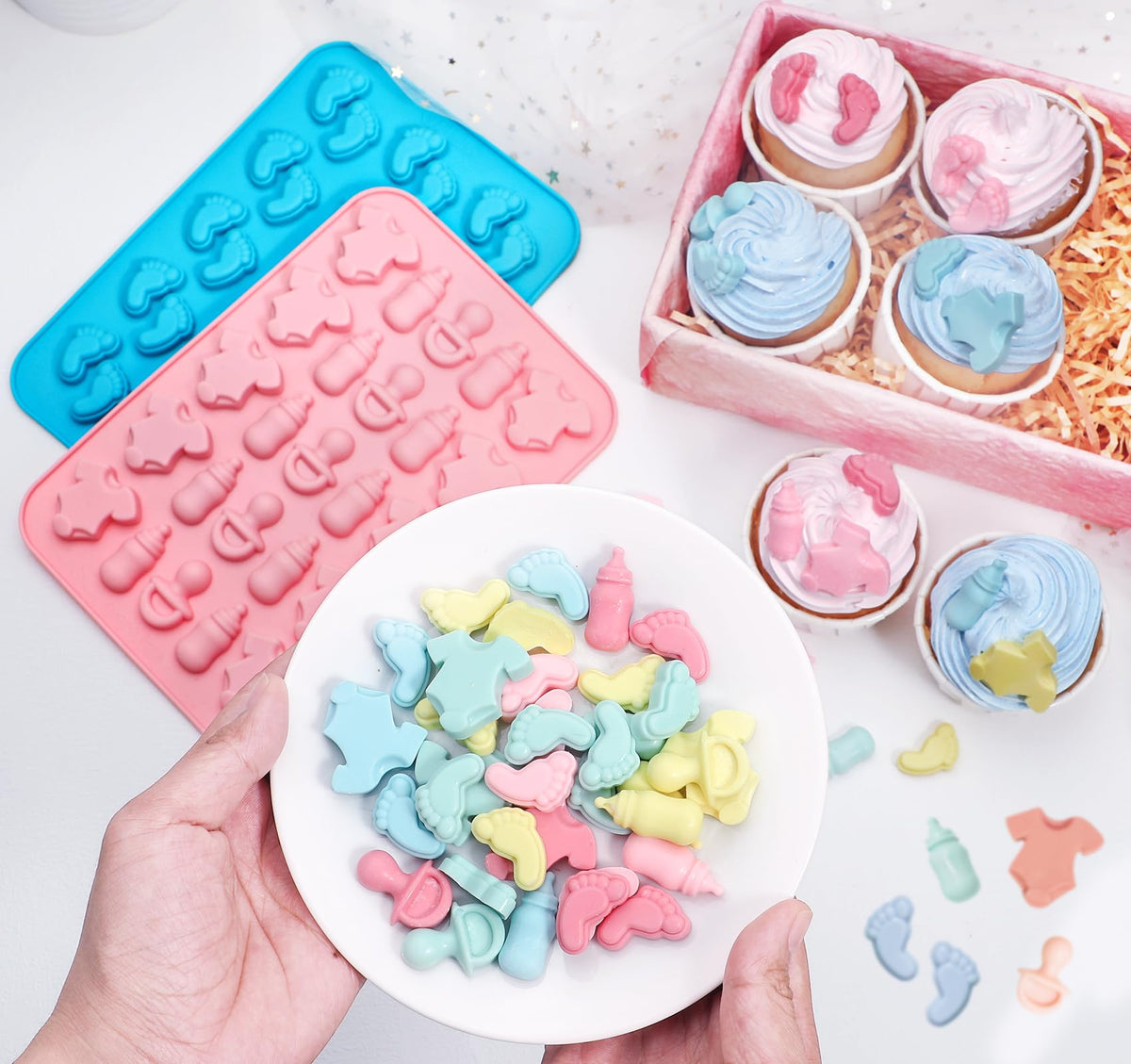 Webake silicone mold flexible for easy release and quick cleanup