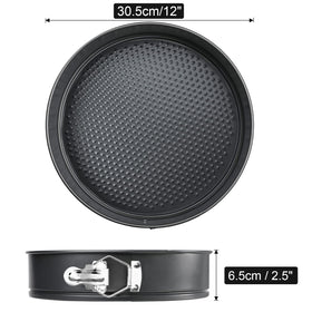 Webake 12-inch pan is ideal for birthday cakes and cheesecakes.