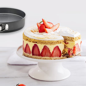 Versatile Webake pan works for quiches, tarts, and casseroles.
