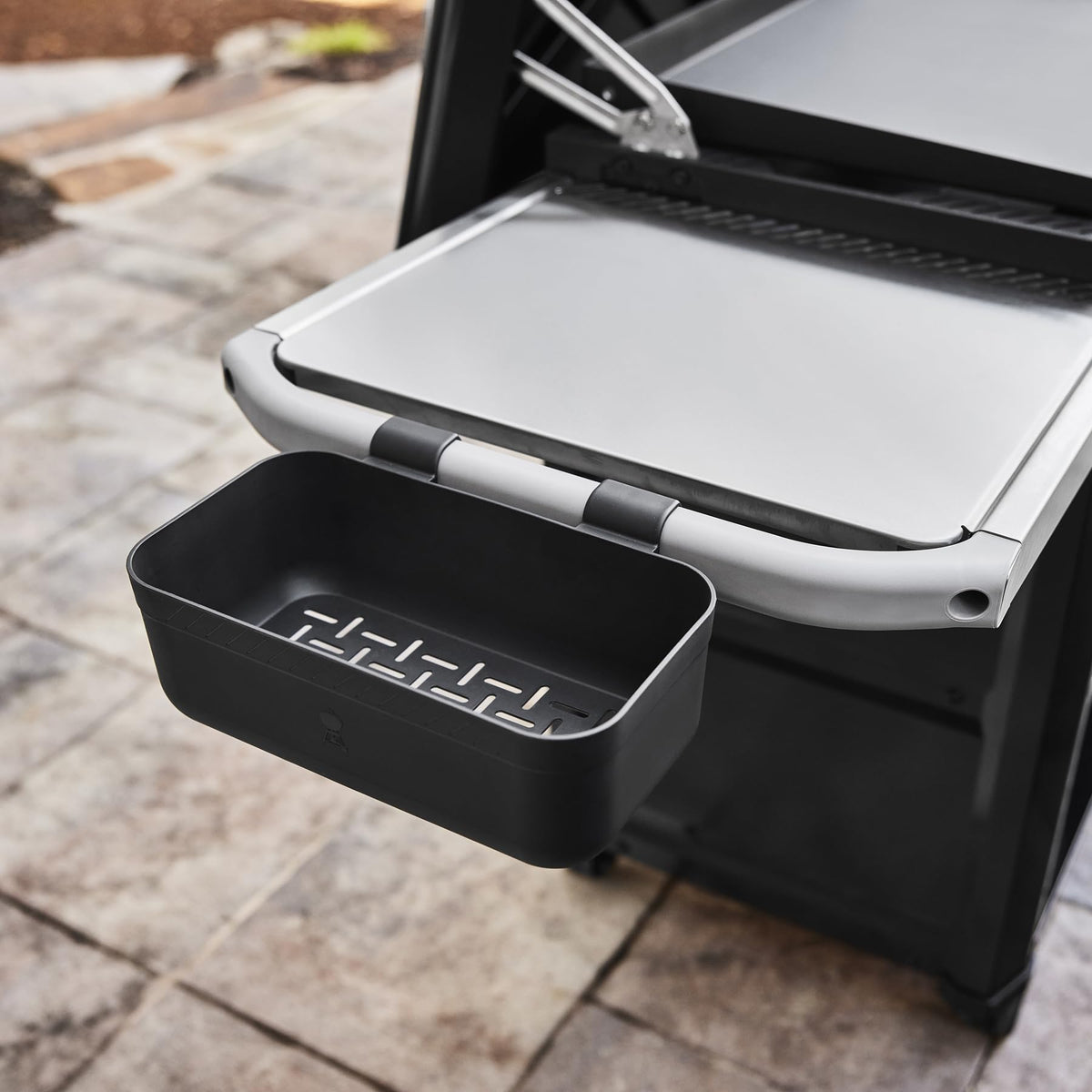 Dishwasher-safe Weber Works Condiment Caddy for quick cleanup