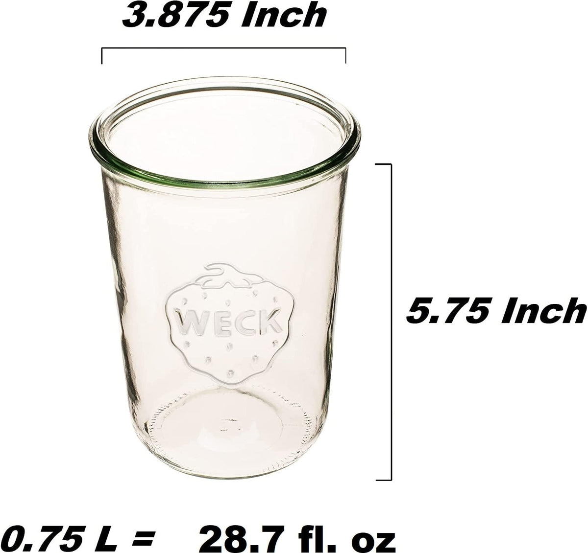 WECK 743 mold jar wide-mouth easy filling and cleaning