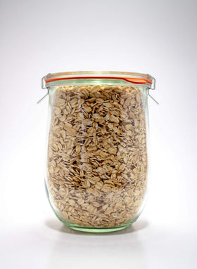 Weck BPA-free durable glass jar suitable for storage