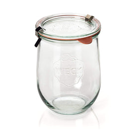 Weck cork lid and keep fresh cover shown on jar