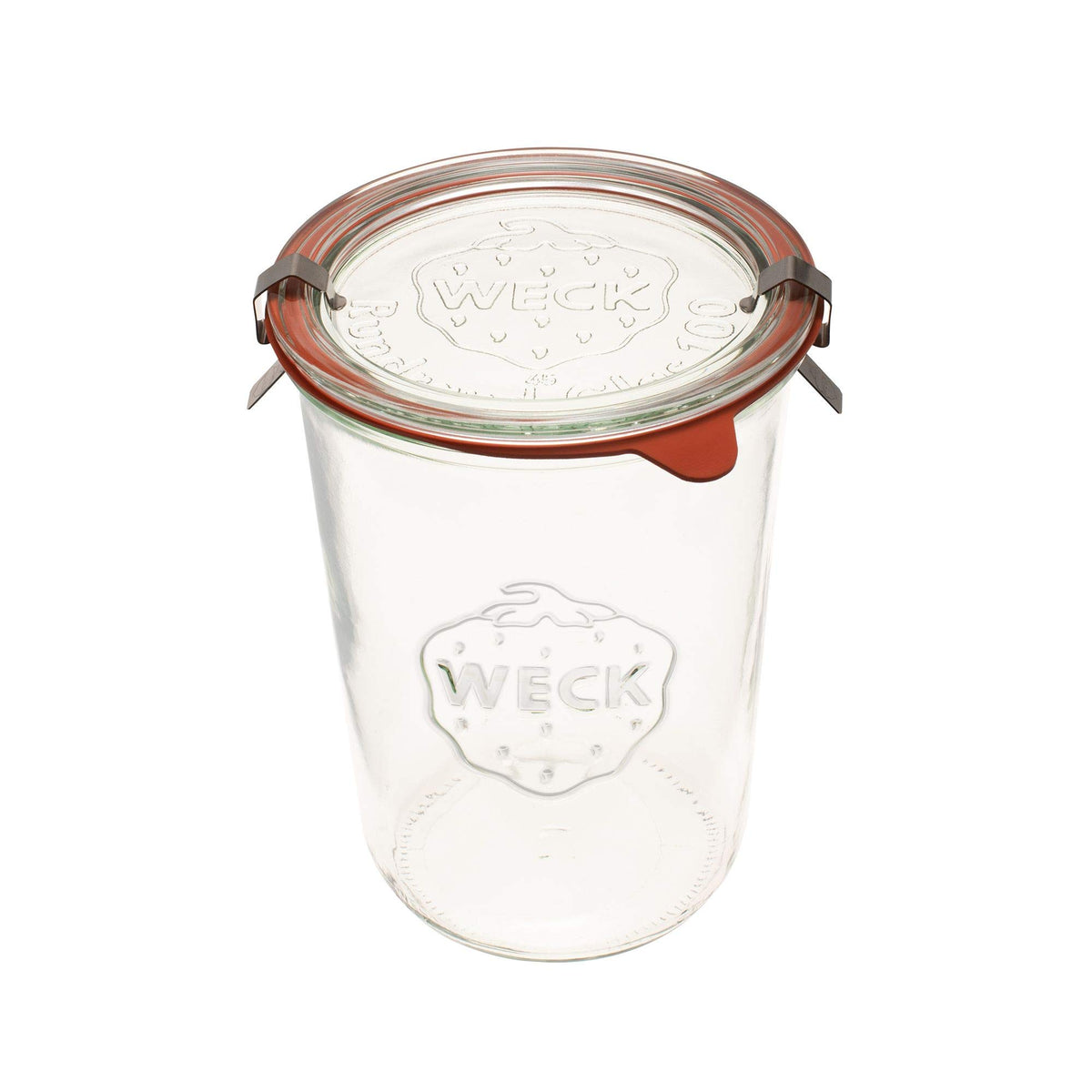 Weck Mold Jar transparent glass for airtight storage of dry goods