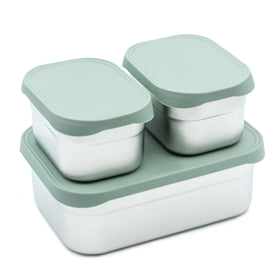 WeeSprout large 750mL container with dual compartments for balanced meals