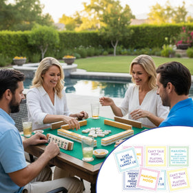 Weekgrat Mahjong Napkins table decoration 2-ply absorbent paper for everyday use