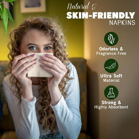 Weemium durable 2-ply napkins handle spills confidently.