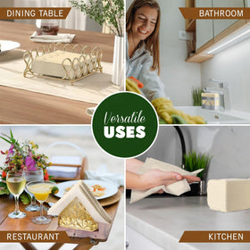 Weemium natural sustainable napkins for responsible hosting.