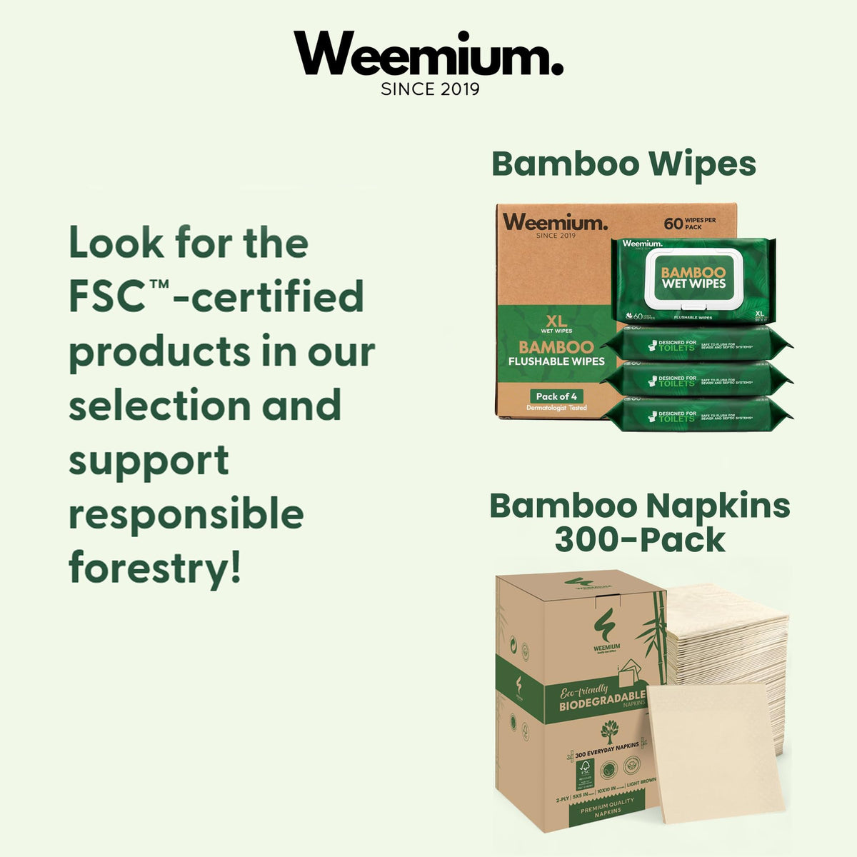 Weemium party-ready napkins elevate casual and formal entertaining.