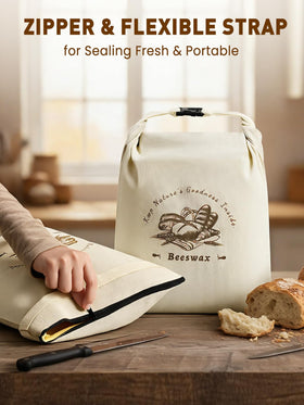 Weenkler beeswax coating detail showing micro-climate for freshness