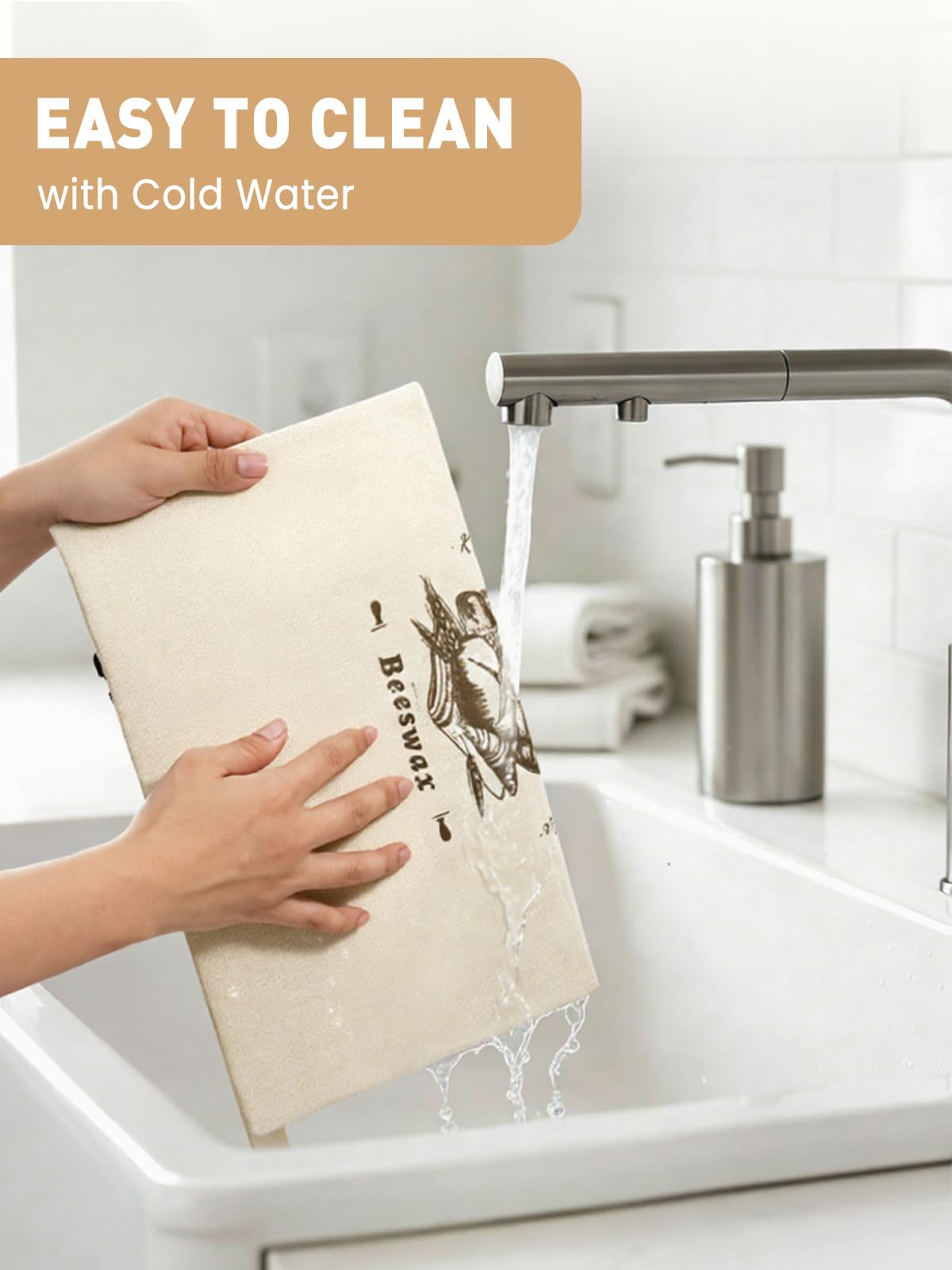 Weenkler bread bag in kitchen with loaf illustrating storage versatility