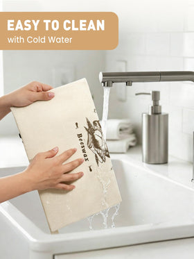 Weenkler bread bag in kitchen with loaf illustrating storage versatility