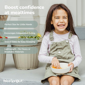 WeeSprout lids close securely, keeping food fresh and mess-free