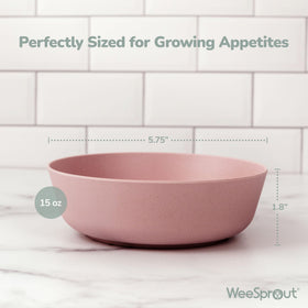 WeeSprout green bowls with lids help portion snacks and storage