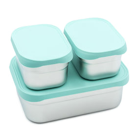 WeeSprout lunch-box-set-750ml-230ml with airtight lids for mess-free transport.