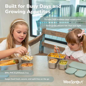 WeeSprout leak-proof seal demonstration for secure transport