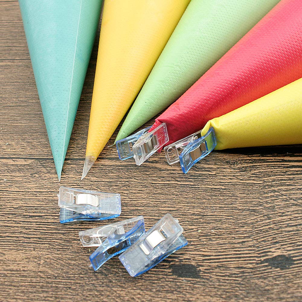 Includes two clips and one scriber needle for pattern drawing and neat tips.