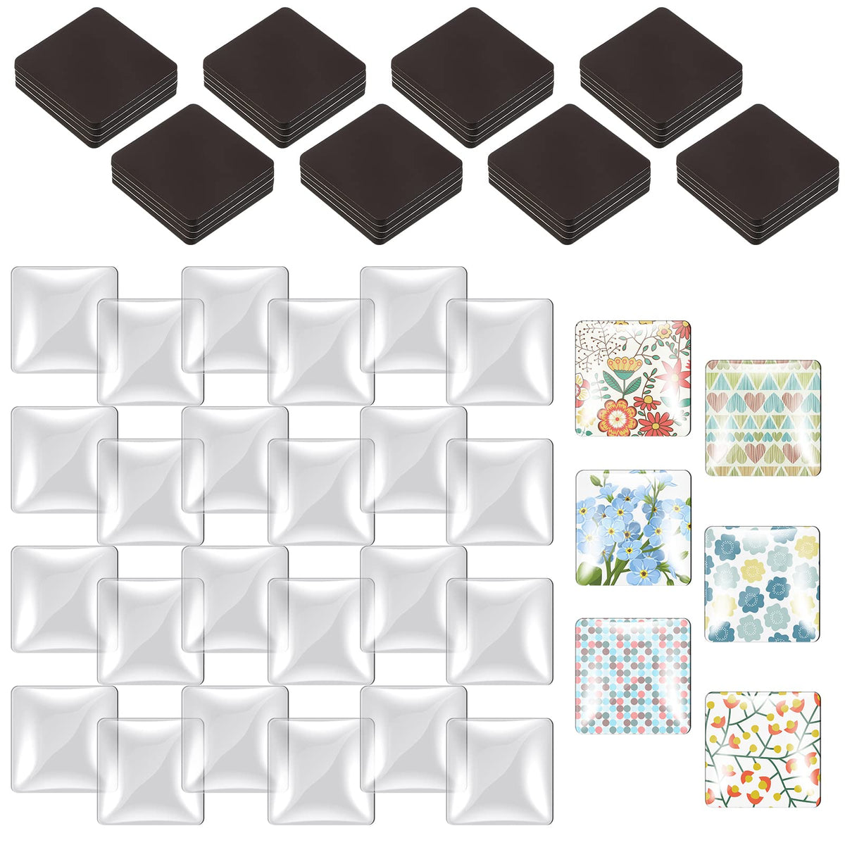 Weewooday adhesive-backed magnets ready for fridge mounting and organization.