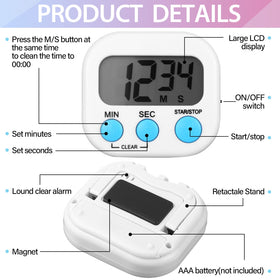 Weewooday digital kitchen timer orange with color-coding for group activities.