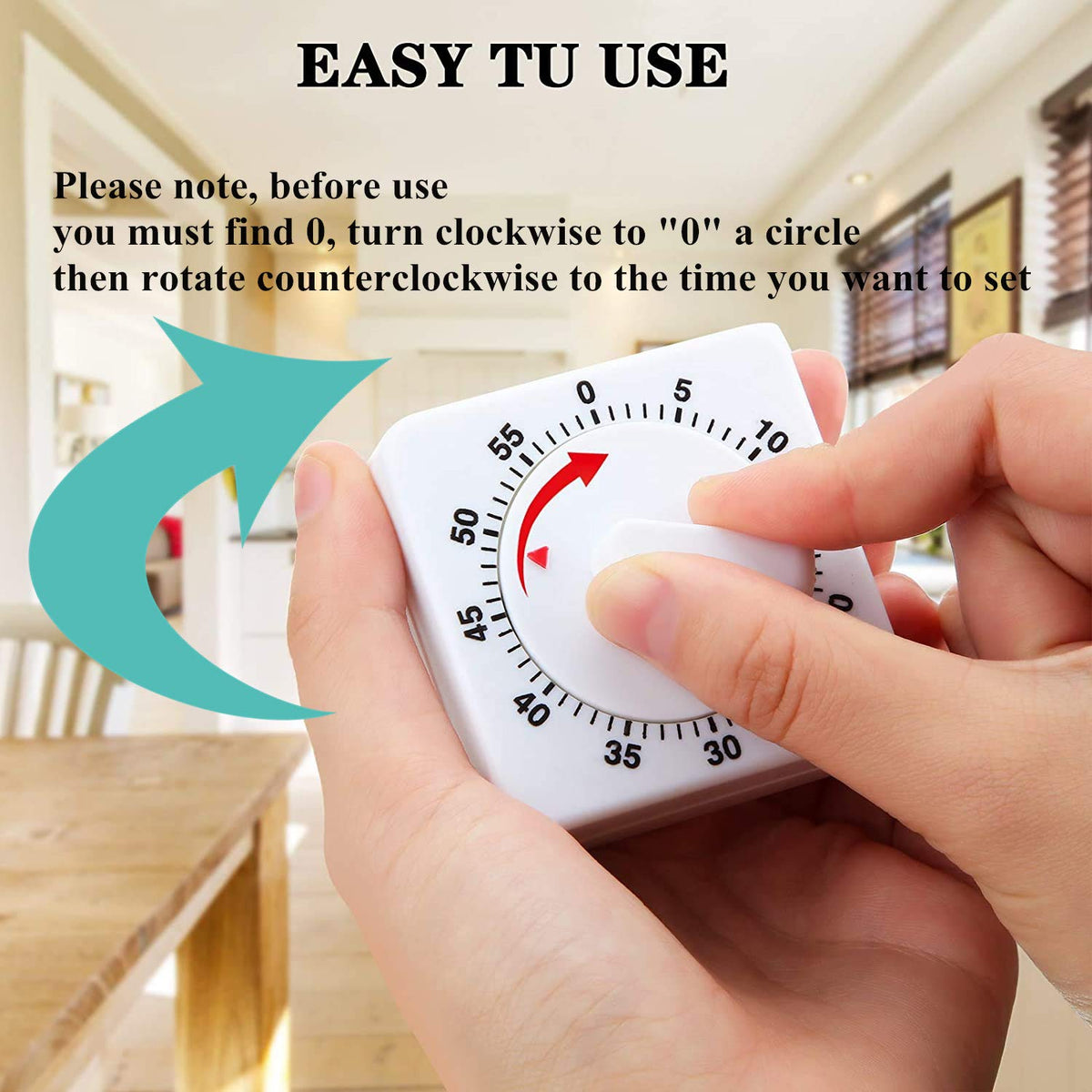 Weewooday portable timer perfect for kitchen and study