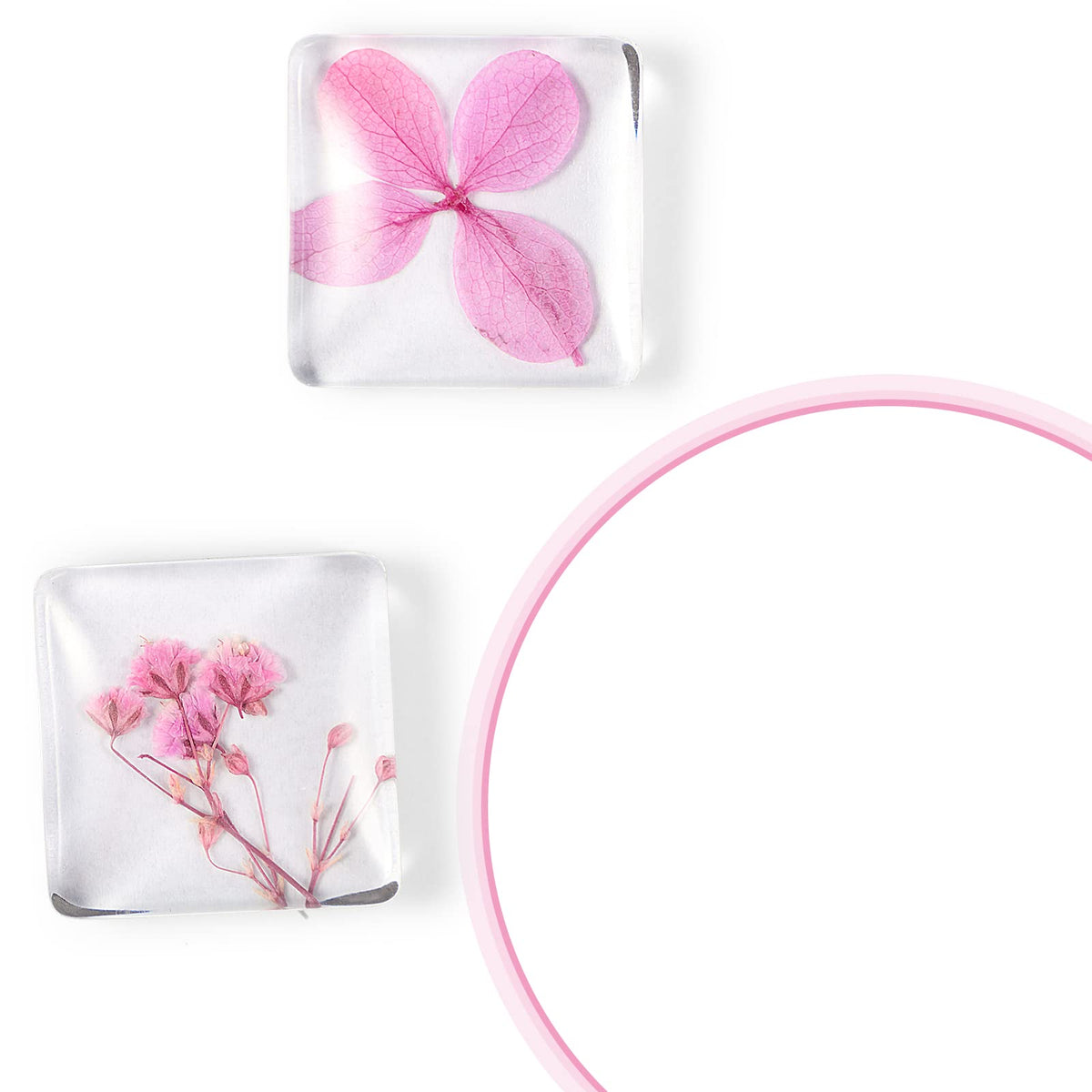 Weewooday transparent glass gems add shine to craft projects.