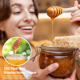 WEFOO bulk honey dipper sticks for kitchen use and gifting.