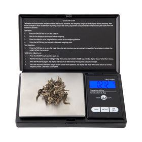 Weigh Gram stainless steel platform offers a durable, easy-to-clean weighing surface.