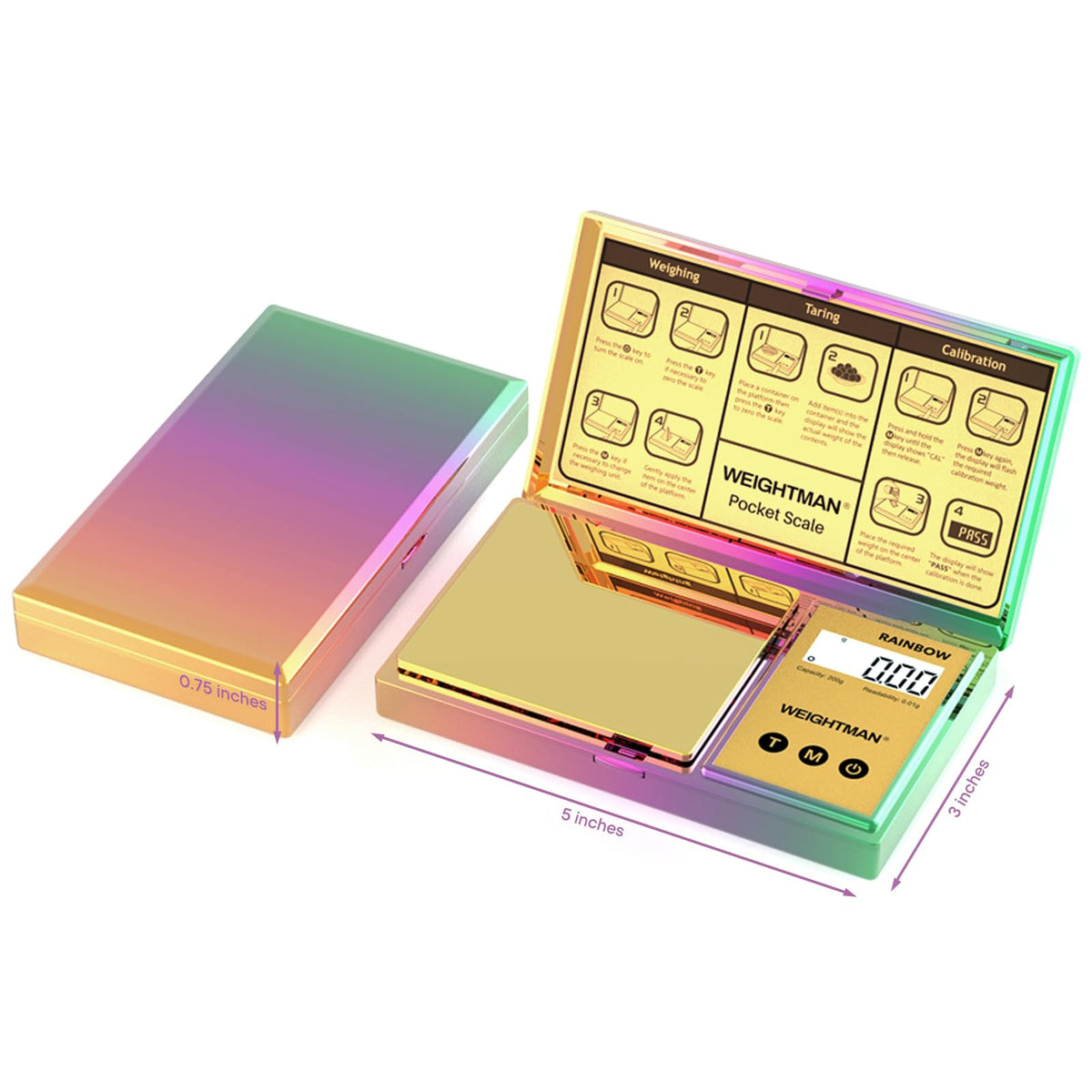 WEIGHTMAN jewelry-focused gold-plated platform enhances accuracy for tiny pieces