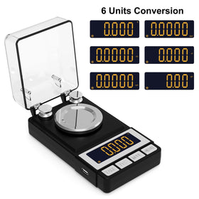 WEIGHTMAN calibration weights included to ensure accurate measurements