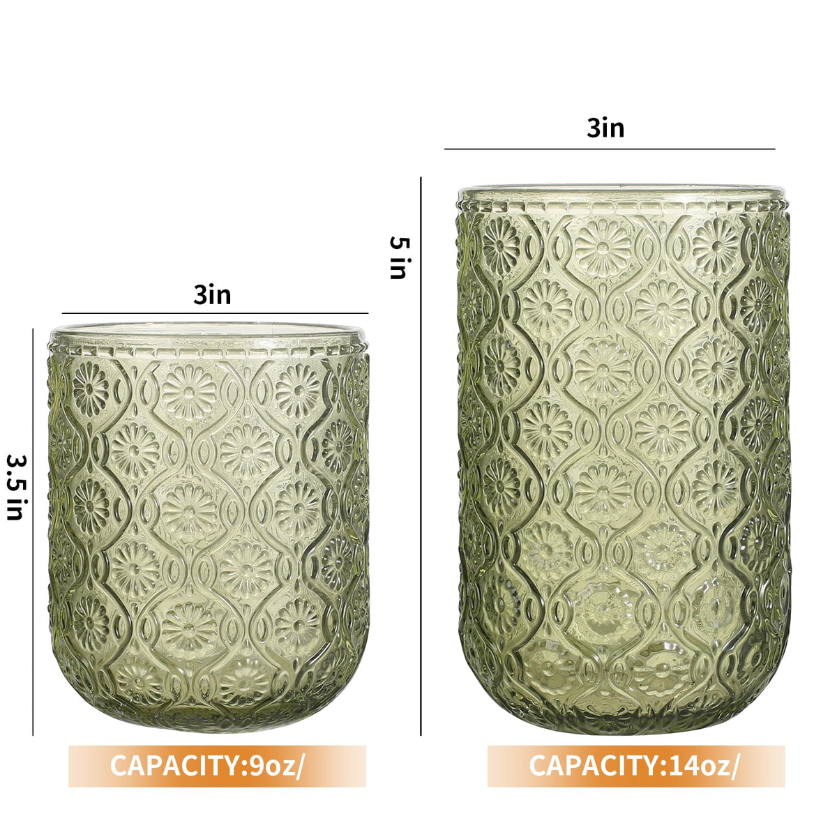 WeirdUncle glassware closeup—detailed embossing enhances tabletop appeal.