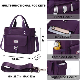 Weitars lunch bag has a removable shoulder strap for versatile carrying.