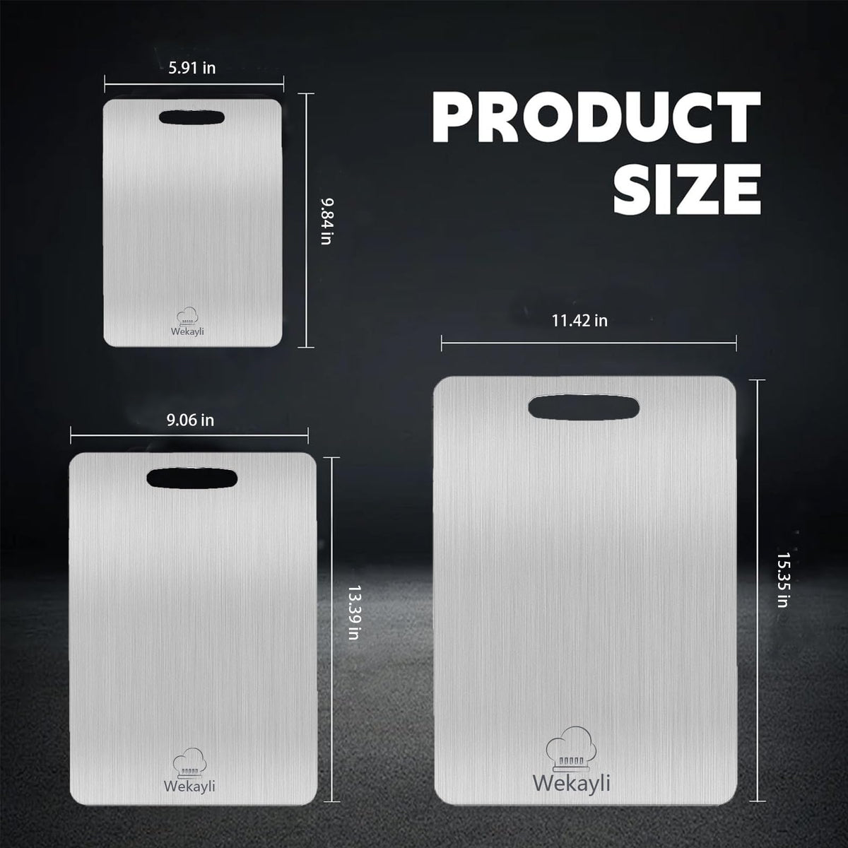 Wekayli durable cutting board resists deformation under heavy use.
