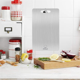 Wekayli 304 stainless steel surface cleans quickly with a wipe.