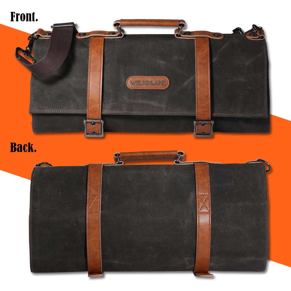 WELKINLAND zipper-pocket adds secure space for small accessories