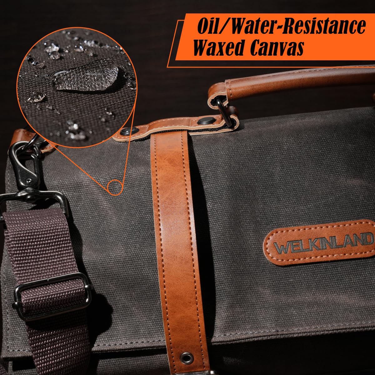 WELKINLAND detachable-shoulder-strap for easy carrying on the go