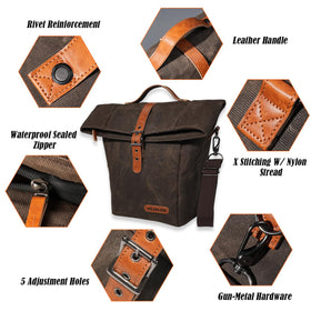 WELKINLAND durable zipper design secures contents and prevents leaks.