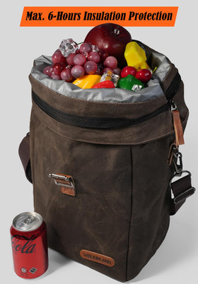 WELKINLAND PEVA-insulated lining keeps meals cool and organized.