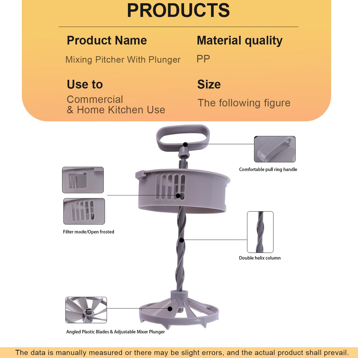 WELKOR vortex mixing technology creates smooth beverages fast.