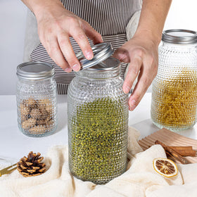 WELLIFE 64 oz jars are ideal for canning, pickling, and fermenting in large batches