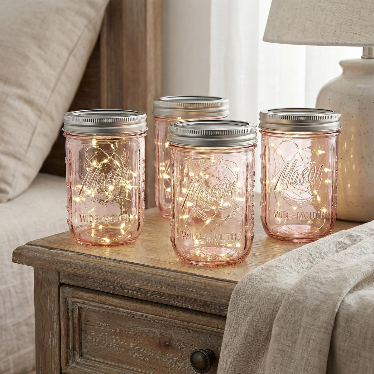 WELLIFE dishwasher-safe glass jar shown for simple cleaning.